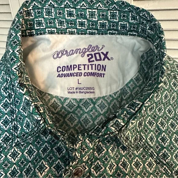 WRANGLER 20X COMPETITION Size LARGE Snaps - Picture 6 of 7
